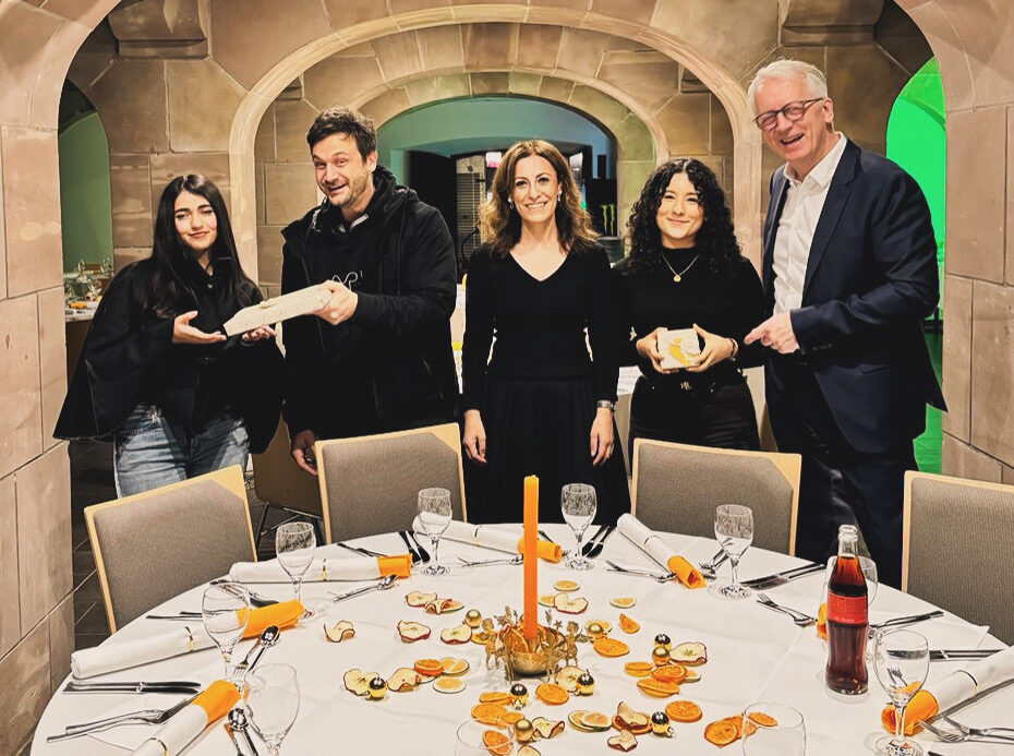 Glückliche Gewinner